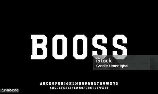 Unique Modern Creative Font Vector With Numeral And Lowercase Geometric ...