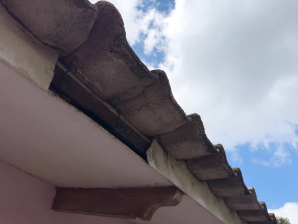 istock Old roof with hole in wood 2148835038
