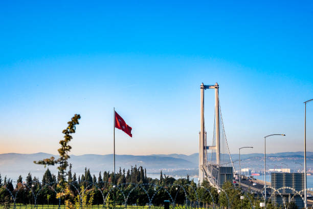 istock Istanbul Osmangazi Bridge in day 2148840181