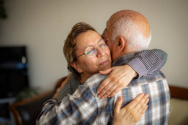 istock Daughter Embracing Her Senior Father 2148840204