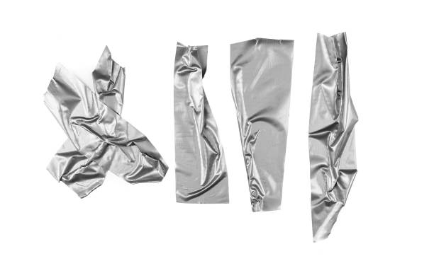 istock Silver tape selection isolated on white background 2148847133