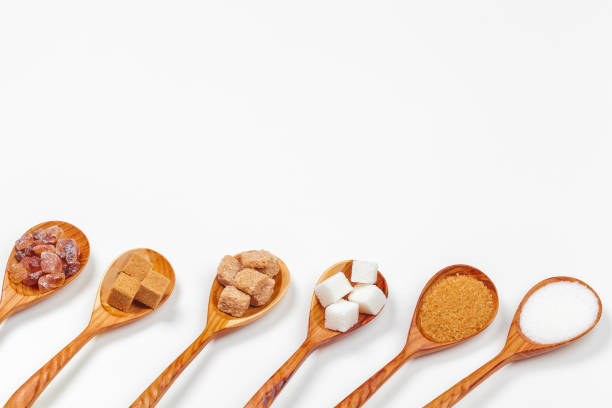 istock Different Kinds of Sugar in the Spoons close up 2148847196