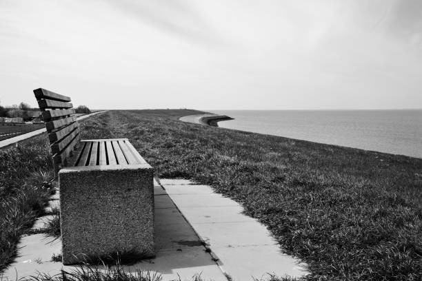 istock bench at the northern sea 2148850084