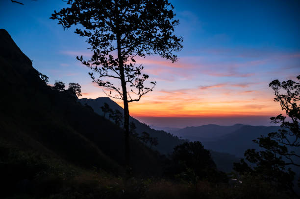 istock Beautiful Sunruse on khao khao chang phueak mountian. 2148851358