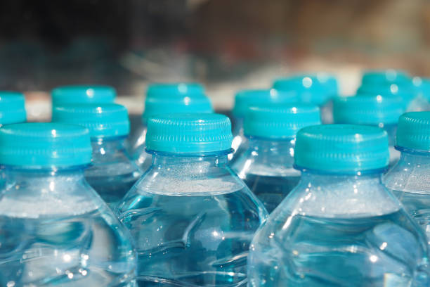 istock mineral water bottle in a row 2148854132