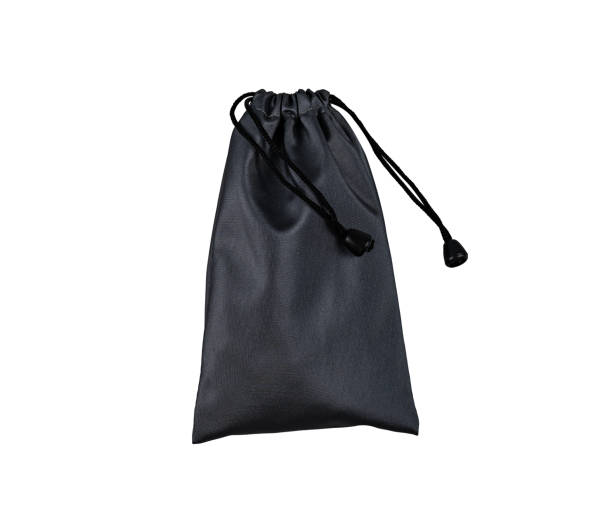 istock Dark gray nylon bag isolated on white background. 2148854863