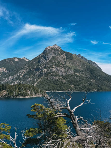 istock A mountain range with a lake in the foreground 2148861131