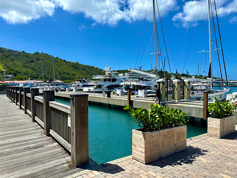 Deep Harbor of Charlotte Amalie, St. Thomas, US Virgin Islands, on April 13 2024