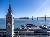 Aerial view of San Francisco ferry building