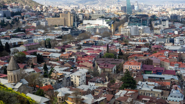 istock Georgia, Tblisi Aerial View 2148864430