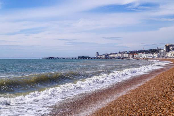 istock Hastings Beach and Pier 2148864770