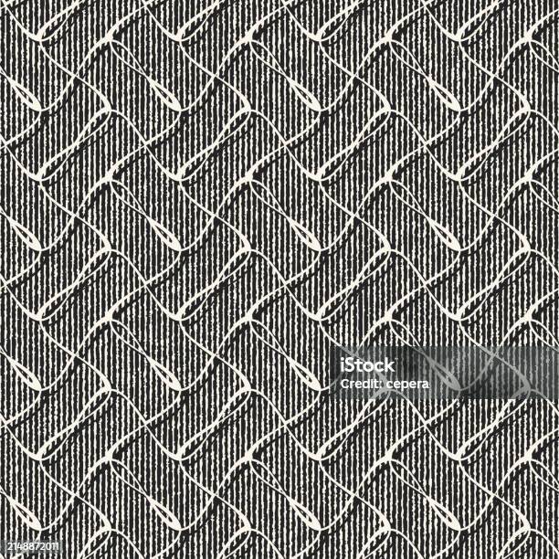 Mdf Textured Grid Pattern Monochrome Grain Textured Grid Pattern Stock Illustration - Download ...