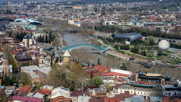 istock Georgia, Tblisi Aerial View 2148872289