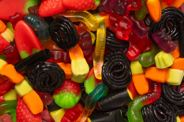istock Assorted colorful gummy candies. Jelly  sweets. 2148875371