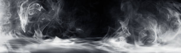 istock Real smoke exploding and swirling outwards. Dramatic smoke or fog effect for spooky Halloween or other dramatic background. 2148878253