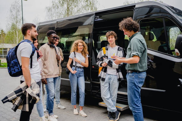 istock Group of students ready to travel 2148880411