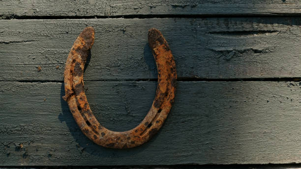 istock Old vintage horseshoe background 2148882171