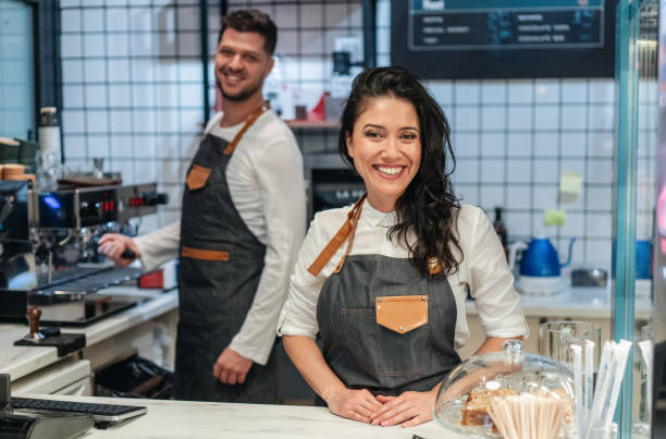 istock Cheerful barista 2148885636