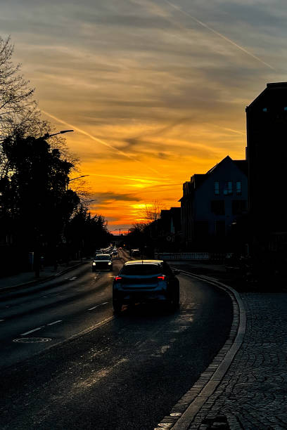 istock Motorway against the backdrop of sunset 2148888672