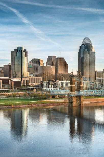 istock Cincinnati Ohio downtown city skyline scenic over the Ohio River 2148892649
