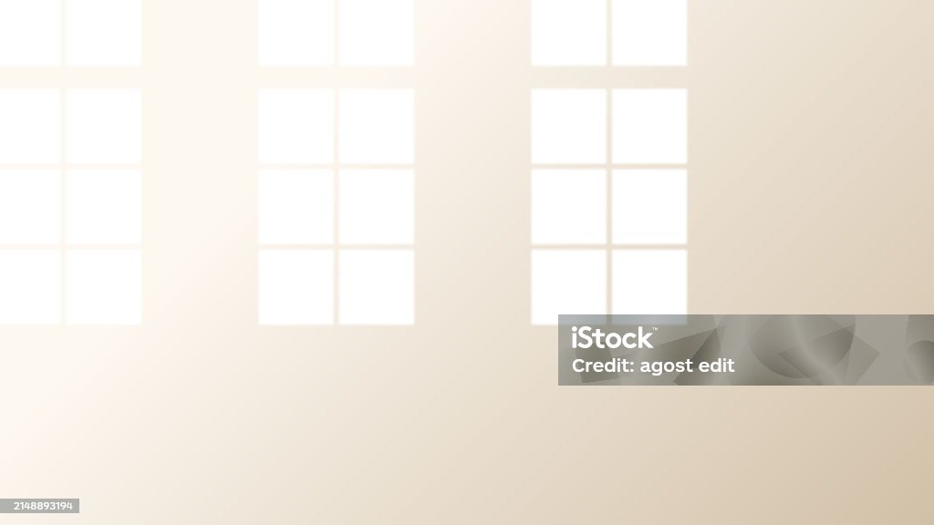Bright Window Light Vector Background Stock Illustration - Download ...