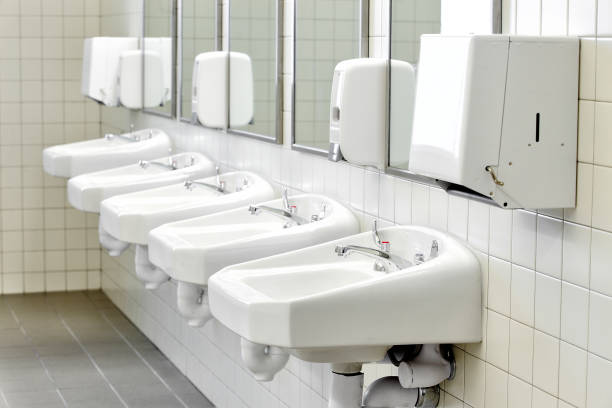 istock Wash basins for hand washing 2148894004