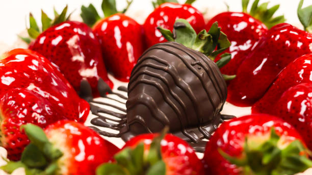 istock Strawberries with chocolate and glaze 2148898006