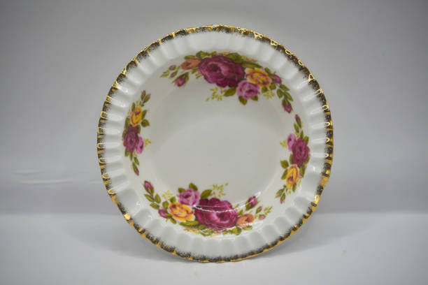 istock porcelain plate with floral detail 2148908249