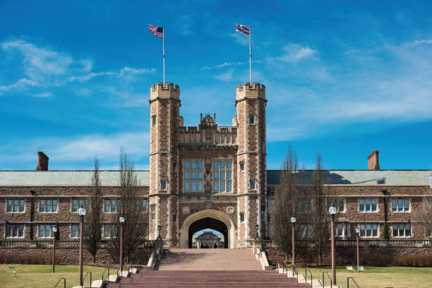 Clinton Town Hall, a landmark historic architecture in the Clinton Village Historic District, part of the Lower Connecticut River Valley Planning Region in Middlesex County, Connecticut, United States.