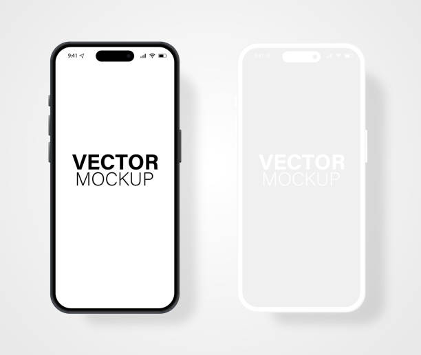 Mobile phone templates Designs similar to iphone mockup stock illustration vector art illustration