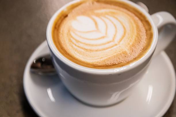 Relaxing Afternoon: A Warm Cup of Artistic Latte Love
