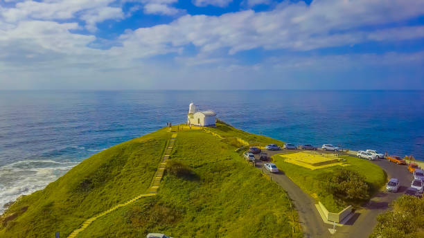 istock View of lighthouse at seaside-Tacking Point Lighthouse 2148916137