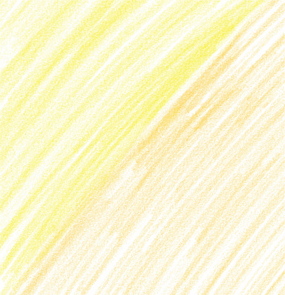 Hand-drawing with colored pencil. Yellow and orange abstract background. Vector illustration.