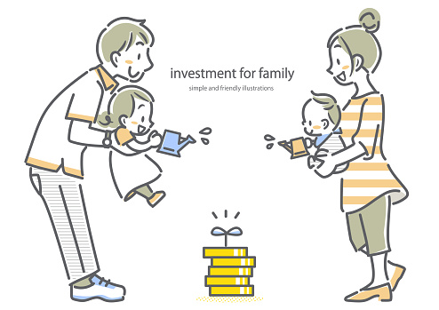 young family, investment for the future