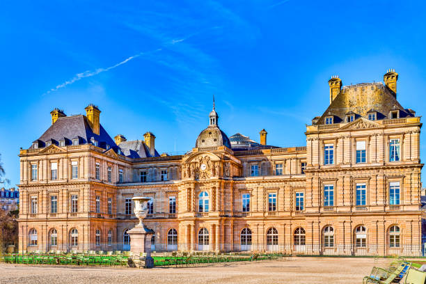 Luxembourg Park. Magnificent, gorgeous Paris in early spring.