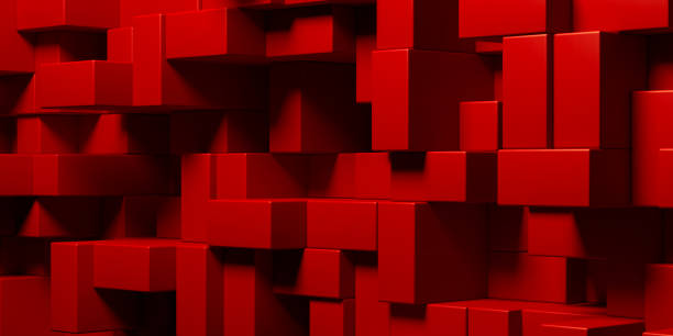 istock Abstract background of red cubes 2148922198