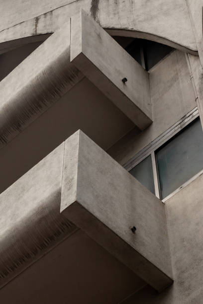 istock Facade Modern Building Exterior Details.  Architectural contemporary concept 2148922220