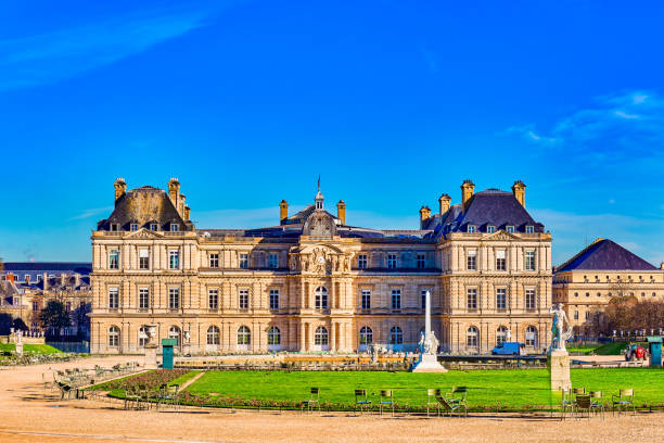 Luxembourg Park. Magnificent, gorgeous Paris in early spring.