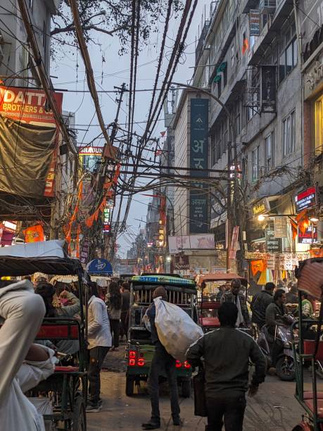 istock Evening Urban hell in Old Delhi 2148922395