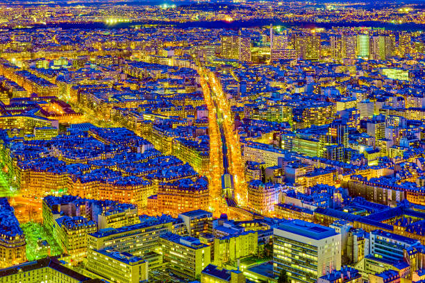 istock View from the Montparnasse tower on fabulous Paris in early spring. 2148924439