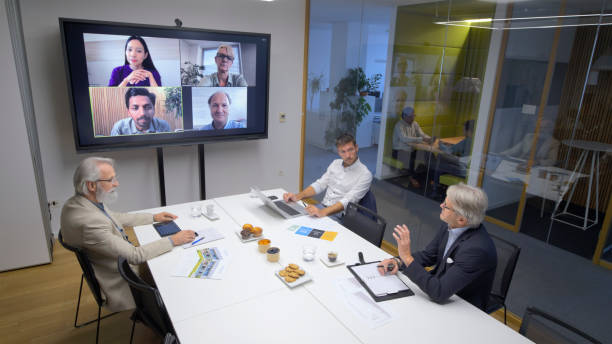 istock Business people on conference call 2148926167