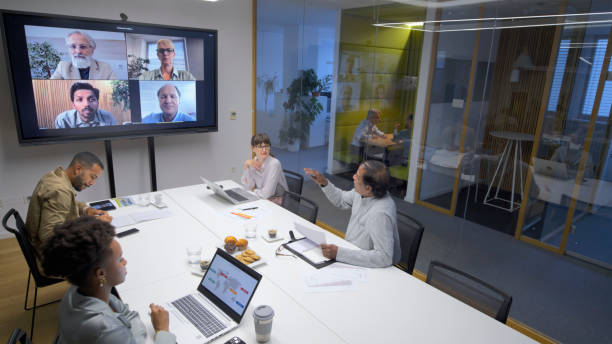 istock Business people on conference call 2148926175