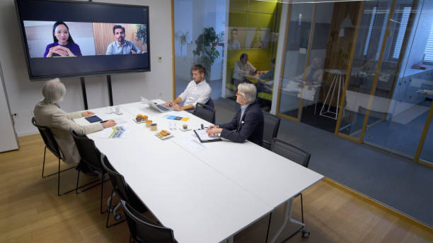 istock Business people on conference call 2148926198