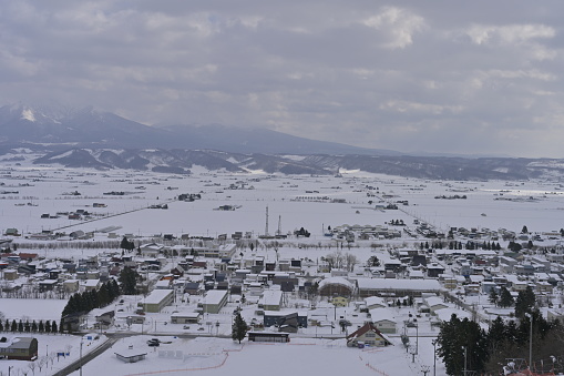 Hokkaido with snow