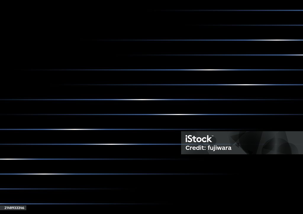 Back Group Sharp Blue Sharp Lines Black Background Stock Illustration - Download Image ...