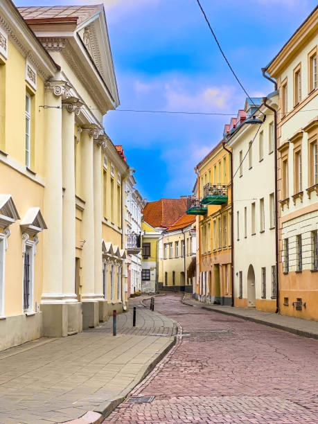 istock Street view of Vilnius in Lithuania 2148934038