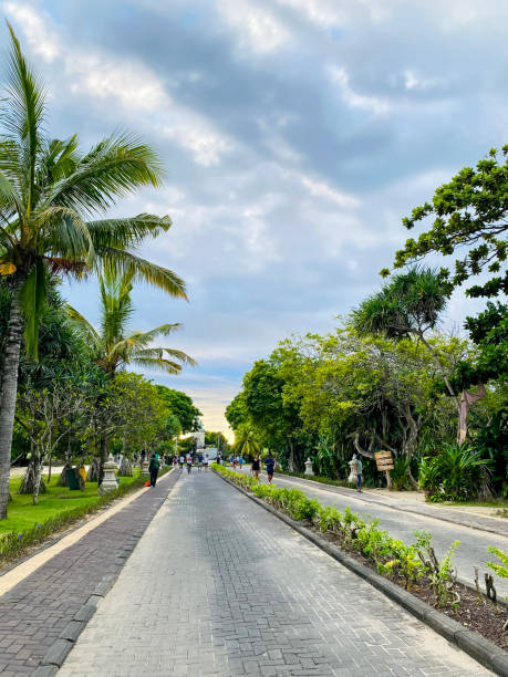 istock Greenery garden and pathway near the beach. 2148934131