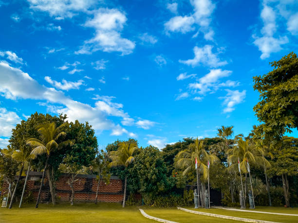 istock Greenery garden and pathway near the beach. 2148934379