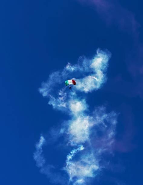 He is high above the sea and clouds