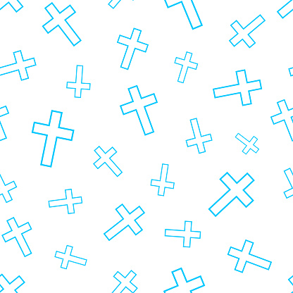 Seamless pattern with a icon of 